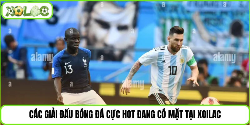 Các giải đấu bóng đá cực hot đang có mặt tại Xoilac